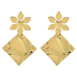 E occidental style ins wind personality Metal temperament Earring retro creati..