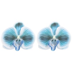 occidental style Country style imitate butterfly flowers ear stud woman  sweet..