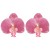 occidental style Country style imitate butterfly flowers ear stud woman  sweet exaggerating wind flowers necklace