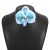 occidental style Country style imitate butterfly flowers ear stud woman  sweet exaggerating wind flowers necklace