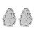 E retroins wind earrings  brief wind Irregular Metal ear stud woman