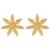 E occidental style leisure wind retro exaggerating sun flower earrings  Metal textured flowers ear stud woman