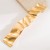 occidental style geometry surface Metal fashion all-Purpose temperament high hair clip