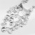  wind personality necklace multilayer geometry Leaf pendant necklace personality trend necklace