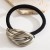 Korean style brief temperament Metal geometry circle woman brief fashion high rope high head rope