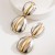 occidental style medium wind geometry ear stud woman fashion high silver earrings woman temperament elegant banq