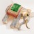 occidental style color elephant brooch Alloy enamel diamond high-end