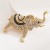 occidental style trend long diamond brooch creative cartoon lovely temperament all-Purpose flower