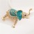 occidental style trend long diamond brooch creative cartoon lovely temperament all-Purpose flower
