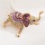 occidental style trend long diamond brooch creative cartoon lovely temperament all-Purpose flower