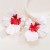 occidental style sweet gradual change color enamel flowers ear stud temperament fresh Bohemia wind Earring