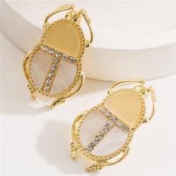 Korean style creative fashion insect diamond ear stud personality all-Purpose ..