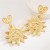 occidental style medium temperament sun flower love earrings fashion wind personality Street Snap silver Earri