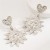 occidental style medium temperament sun flower love earrings fashion wind personality Street Snap silver Earri