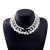 fashion multilayer Pearl necklace pure handmade bow necklace exaggerating temperament clavicle chain