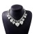  retro wind love pendant Alloy chain necklace lady personality luxurious gem