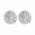 Metal Round Irregular temperament lady earrings occidental style