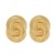 Metal pattern exaggerating temperament lady earrings occidental style