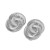 Metal pattern exaggerating temperament lady earrings occidental style