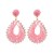 Bohemia exaggerating earrings womanins wind exaggerating handmade weave earrings