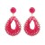 Bohemia exaggerating earrings womanins wind exaggerating handmade weave earrings