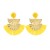 Metal handmade weave Bohemian style temperament lady earrings