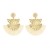 Metal handmade weave Bohemian style temperament lady earrings