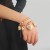 love pendant charm lady bracelet two occidental style