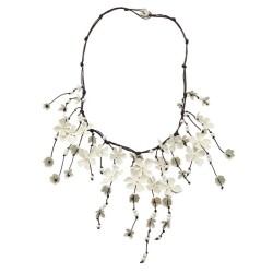 floral multilayer Bohemian style lady temperament retro necklace occidental st..