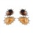 resin lady temperament earrings occidental style