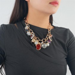 temperament love elephant pendant retroI wind lady charm necklace sweater chai..