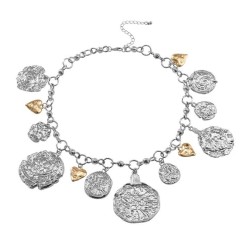 exaggerating retro fashion Metal chain temperament lady necklace necklace