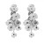Metal leaves tassel temperament lady earrings earrings  occidental style