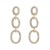fully-jewelled Rhinestone luxurious Oval pendant temperament luxurious lady earrings occidental style earrings