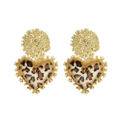love pendant temperament brilliant lady leopard trend elements earrings earrin..
