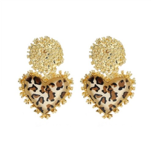 love pendant temperament brilliant lady leopard trend elements earrings earrings