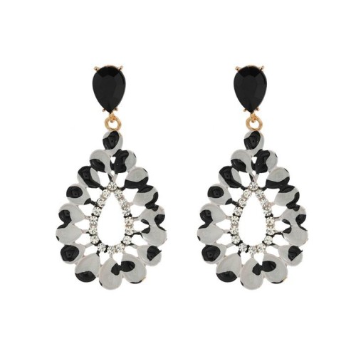drop pendant exaggerating leopard temperament lady earrings earrings