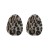  retro samll leopard resin Autumn and Winter temperament exaggerating personality lady earrings earring