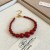  Pearl beads bracelet necklace set brief fashion sweater chain high Autumn and Winter
