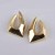 occidental style exaggerating Irregular geometry Metal earrings woman samll high retro Modeling Earring