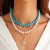 occidental style imitate Pearl style gravel woman Irregular Shells starfish beads necklace