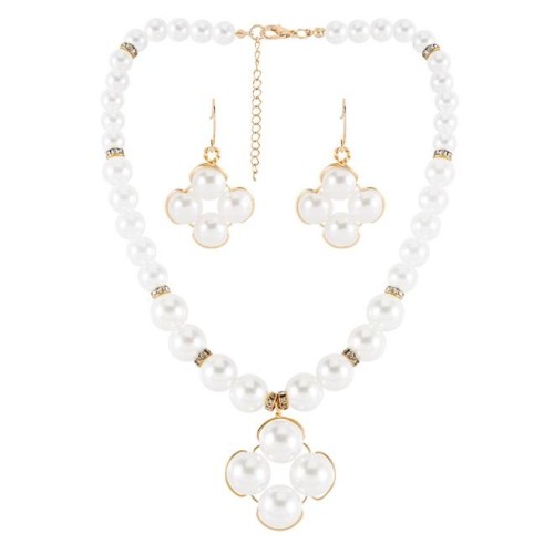  retro imitate Pearl necklace  brief all-Purpose temperament clavicle chain lady necklace