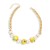 retro personality brief beads necklace  geometry Pearl christmas series clavicle chain