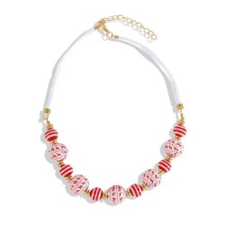 occidental style christmas elements beads necklace  fashion all-Purpose clavic..