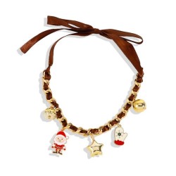 occidental style fashion christmas gift snowflake Santa Claus pendant trend cr..