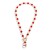 occidental style christmas Pearl necklace  day snowflake christmas tree pendant personality clavicle chain