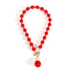 occidental style  christmas beads necklace multicolor all-Purpose clavicle cha..