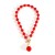 occidental style  christmas beads necklace multicolor all-Purpose clavicle chain