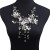 retro white flowers multilayer charm necklace exaggerating occidental style handmade braid Bohemian style