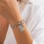 occidental style ins wind love Metal pendant bracelet  Irregularracelet personality